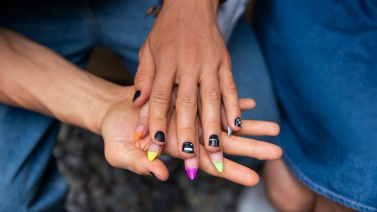 La nail art geometrica